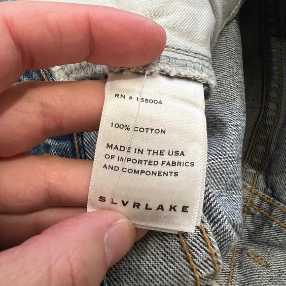 SLVRLAKE Cotton Denim Midi Skirt - Size 32 US 14 - NWT - Picture 7 of 7